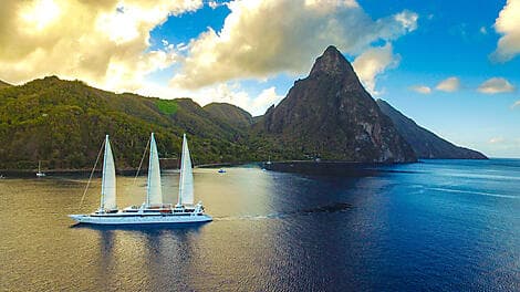 Mar 4, 27 - Sailing along the Pitons