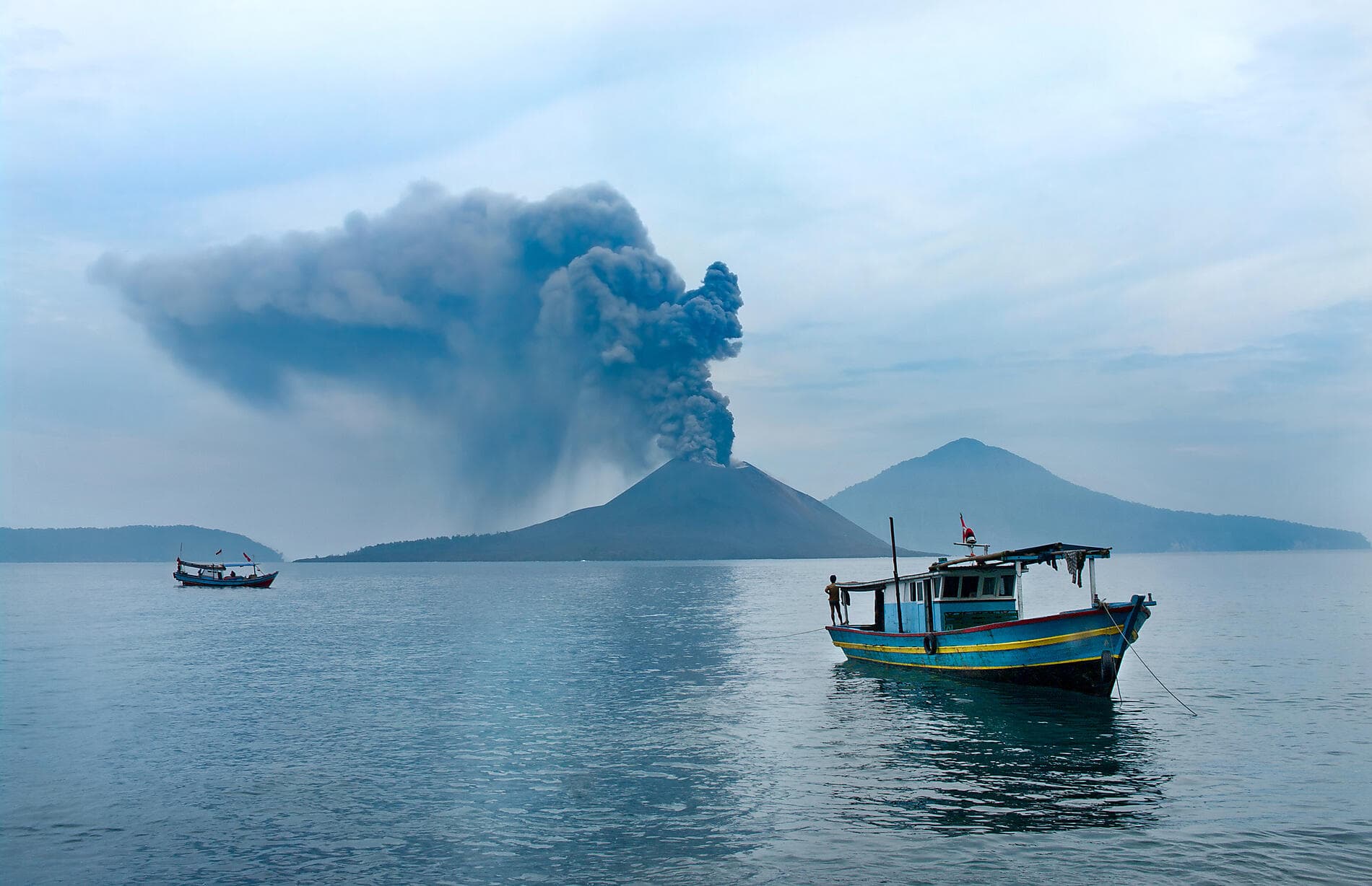 Islands, cities and volcanoes of Indonesia 