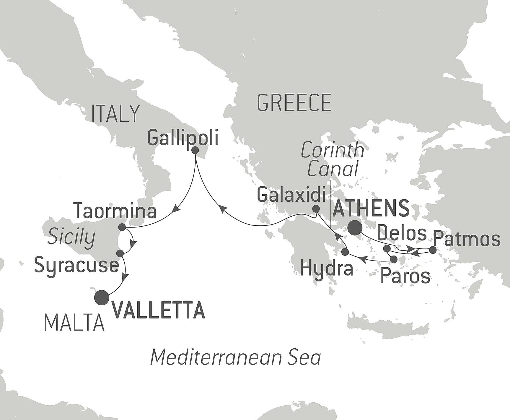 Ancient jewels of the Mediterranean