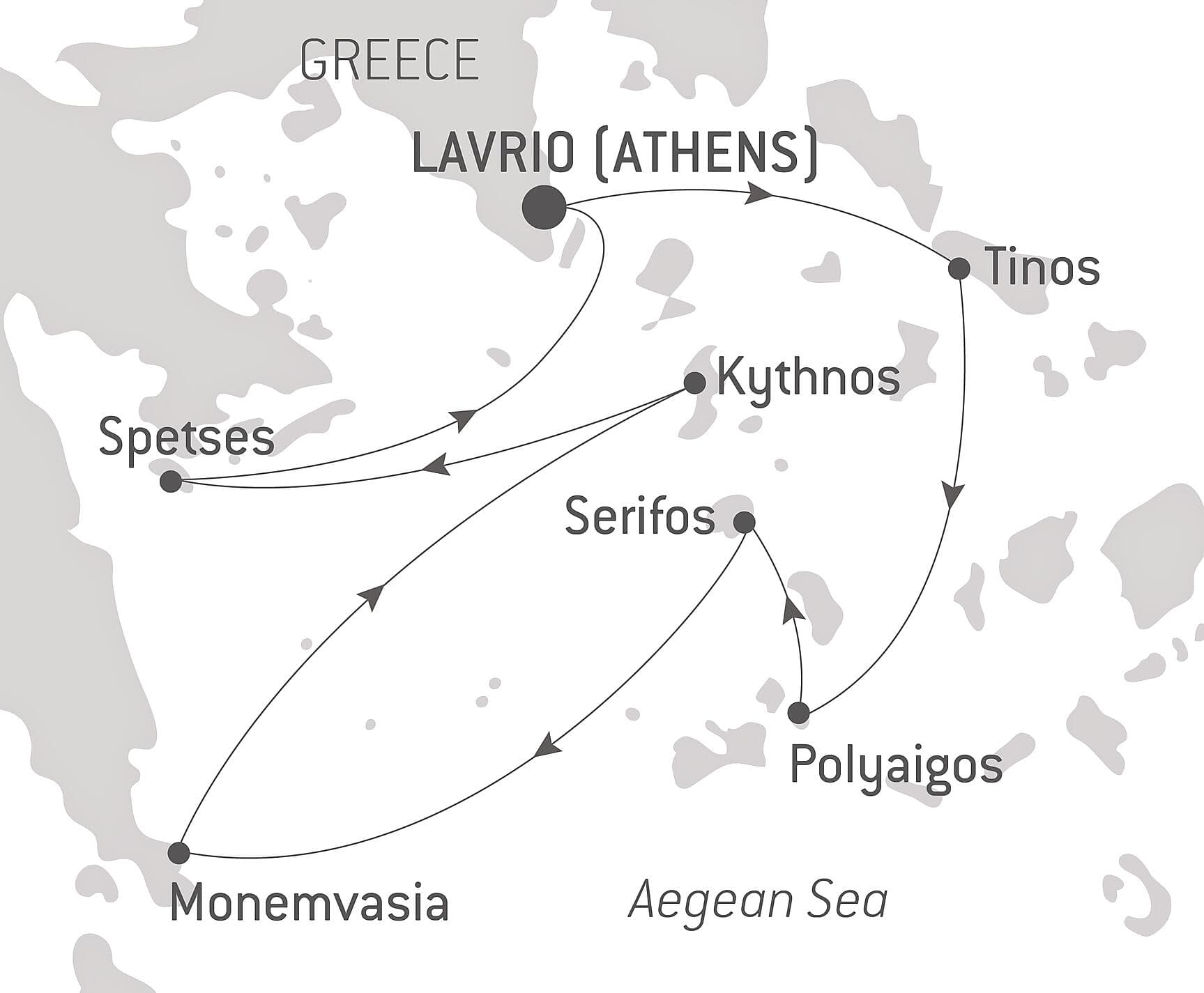The Cyclades, in the Wake of Le Ponant