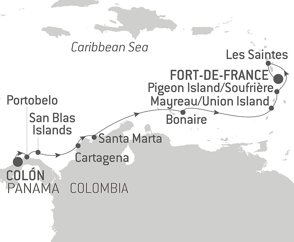Panama, Colombia & Caribbean Islands null