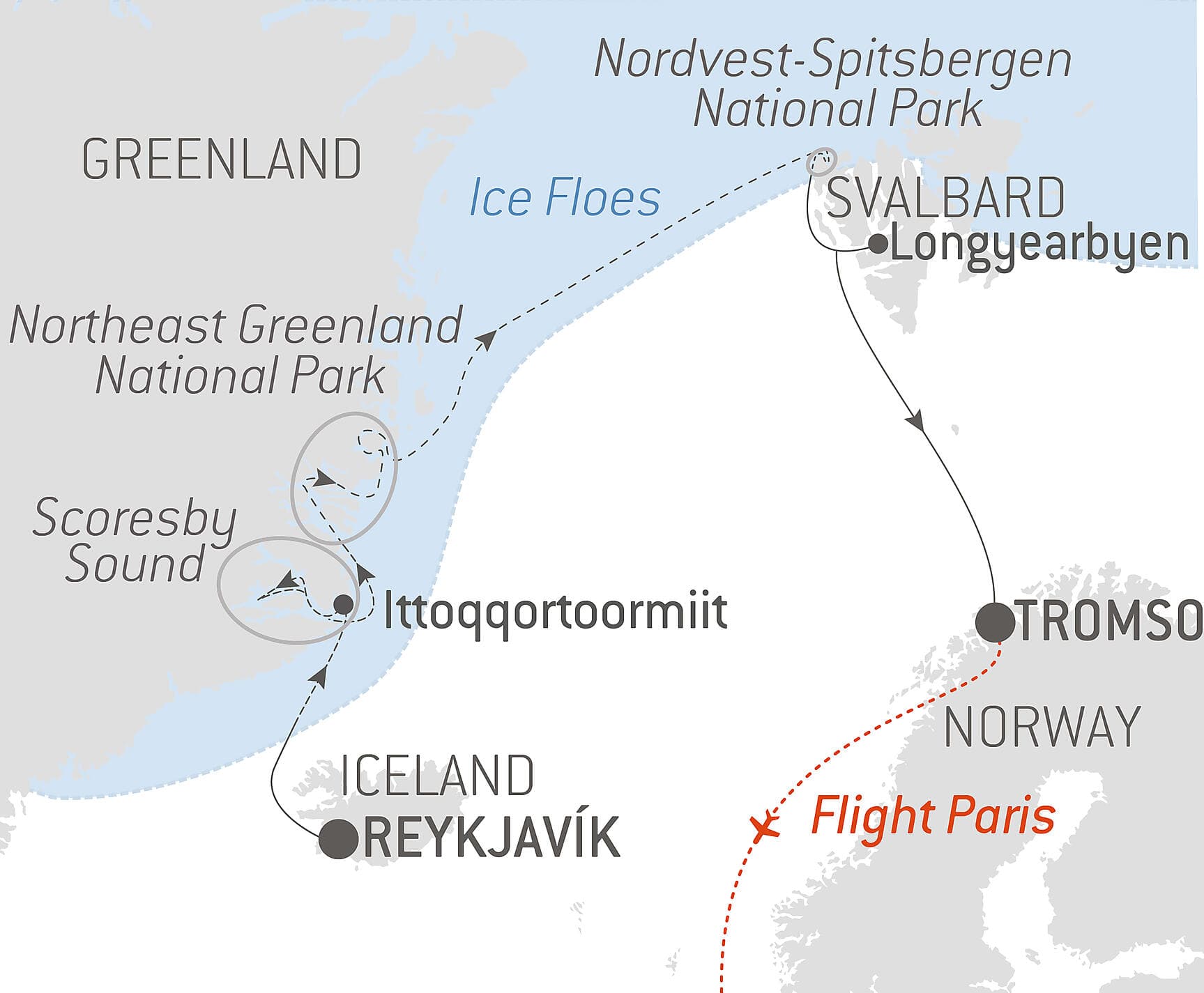 Polar Odyssey between Northeast Greenland & Spitsbergen
