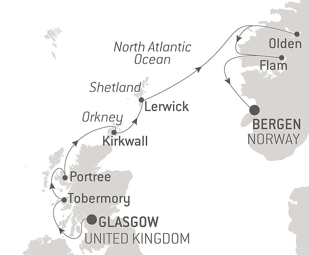 Scottish Isles and Norwegian Fjords Voyage – with Smithsonian Journeys null