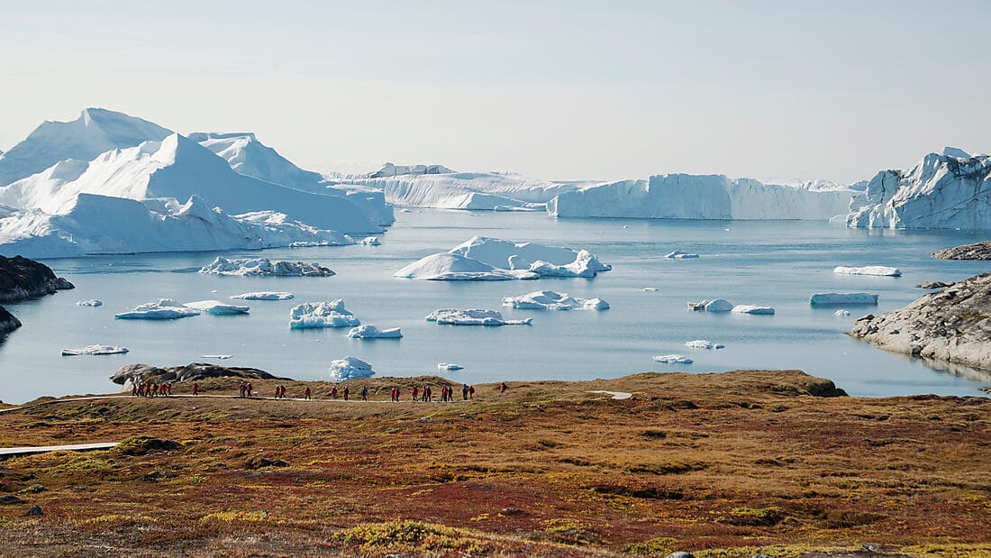 Disko Bay and Inuit villages