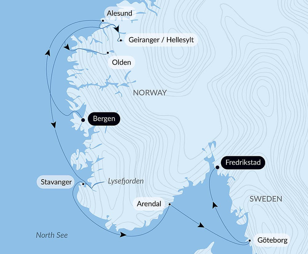 Cruising the Norwegian Fjords – with Smithsonian Journeys null