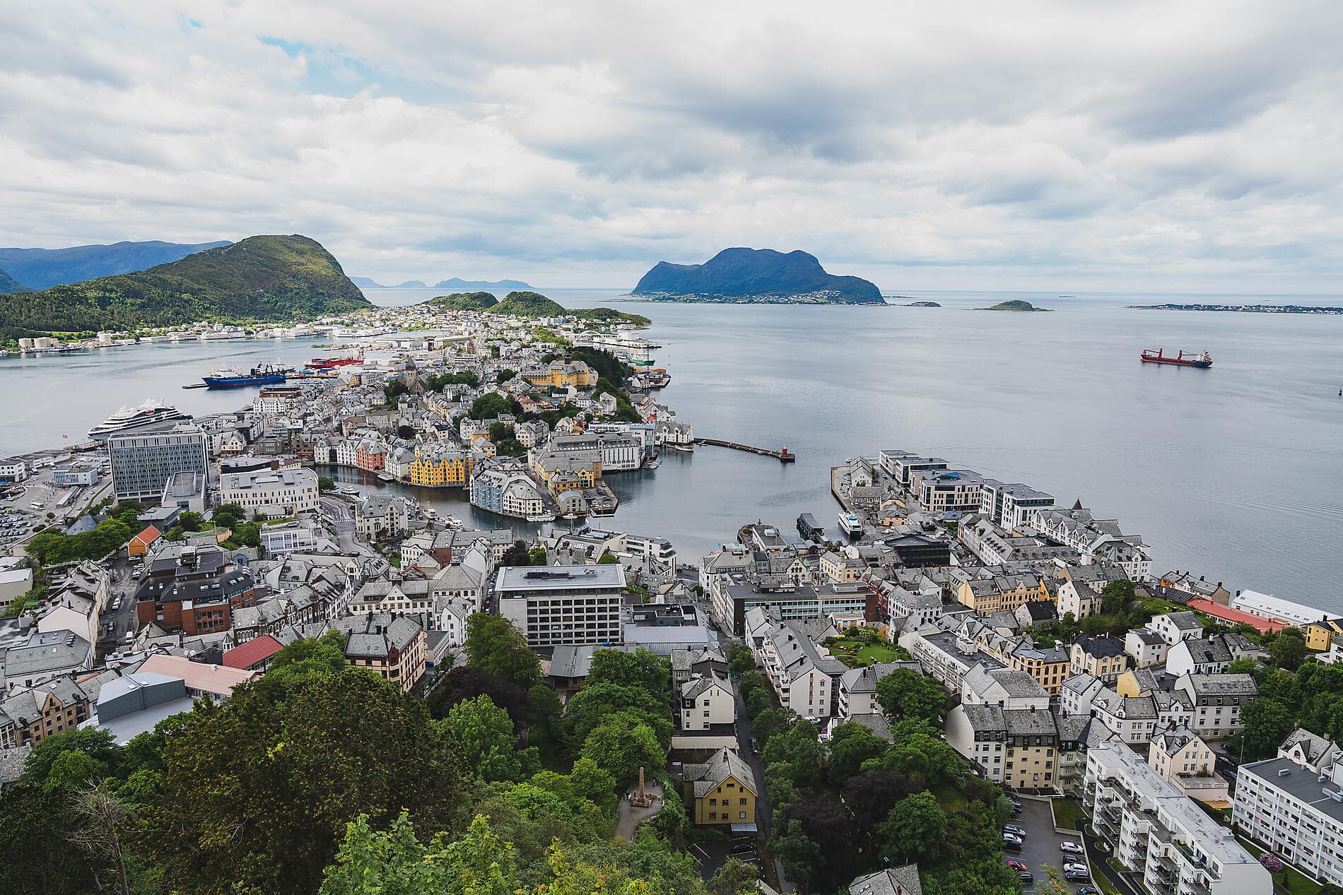 Scandinavian cities and Norwegian fjords