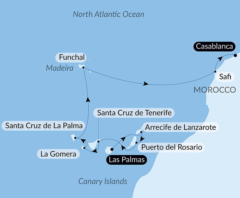 Atlantic odyssey from the Canary Islands to the shores of Morocco null