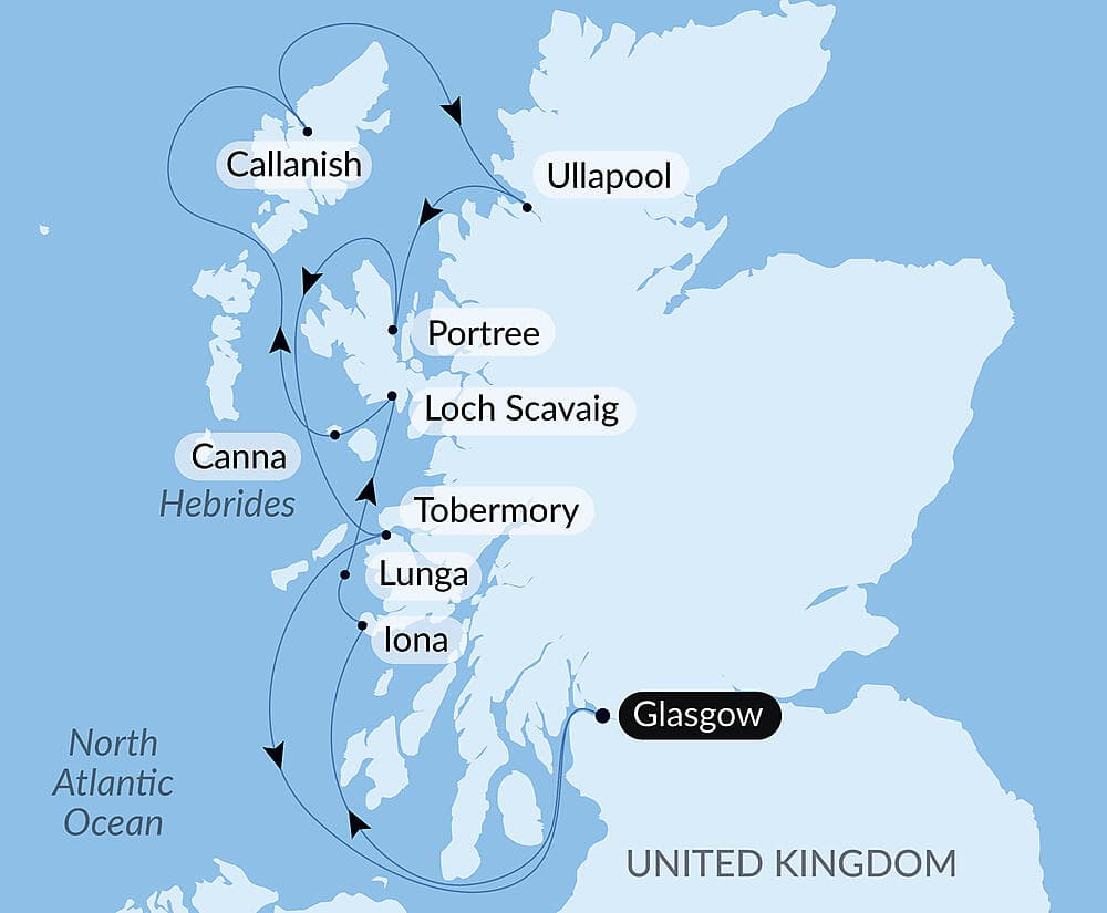 Mythical islands and wild landscapes of the Hebrides null