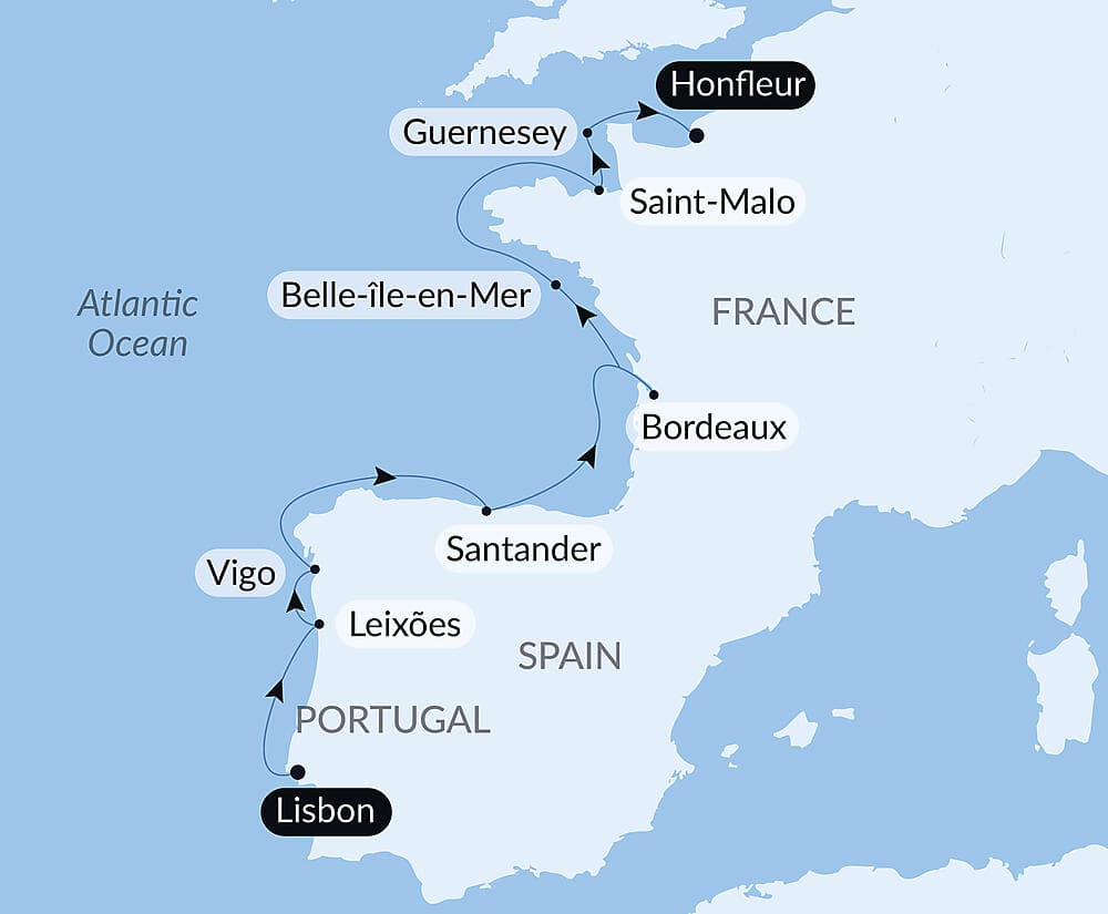 The Iberian Peninsula and Fortified cities of the Atlantic null
