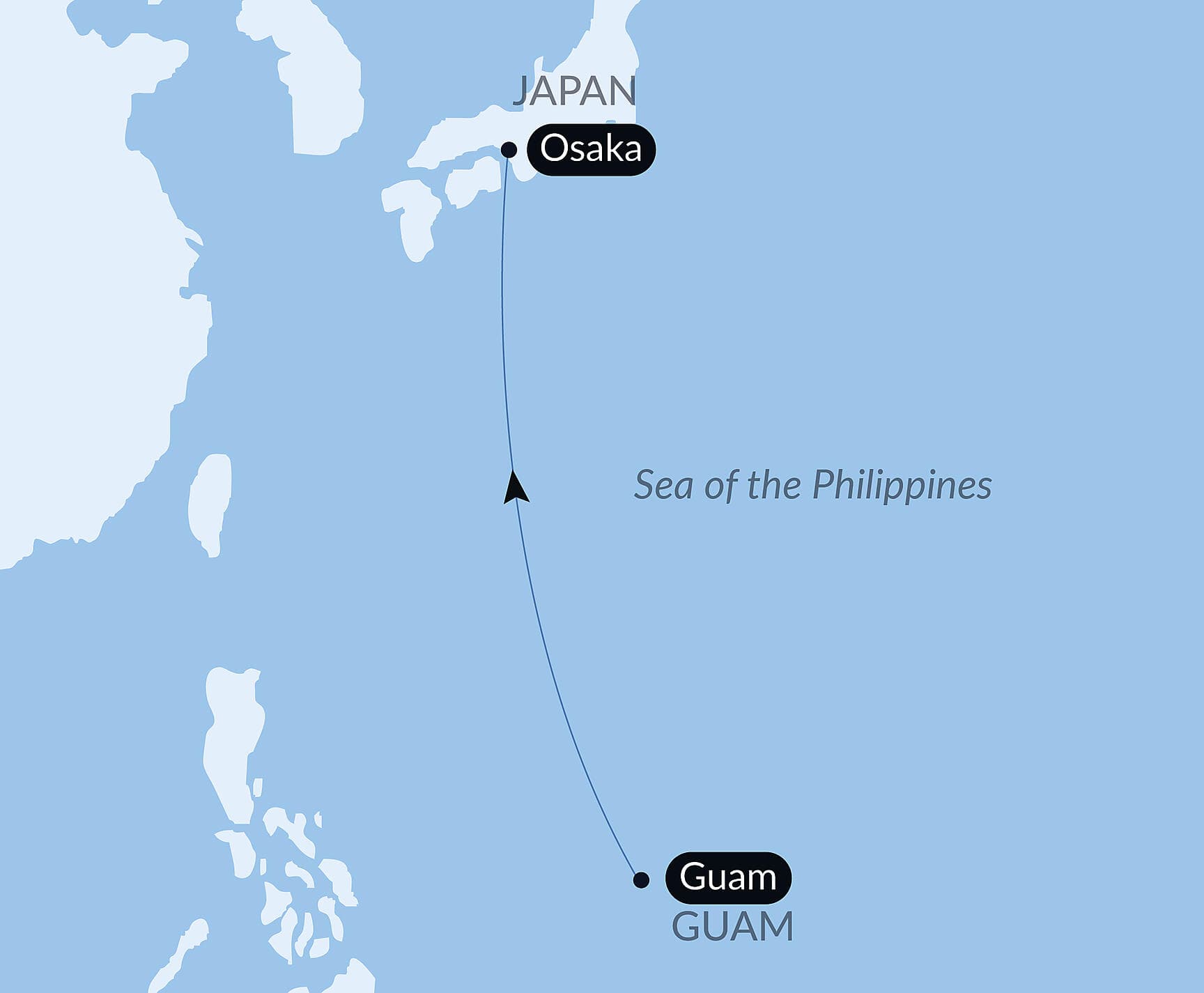 Ocean Voyage: Guam - Osaka