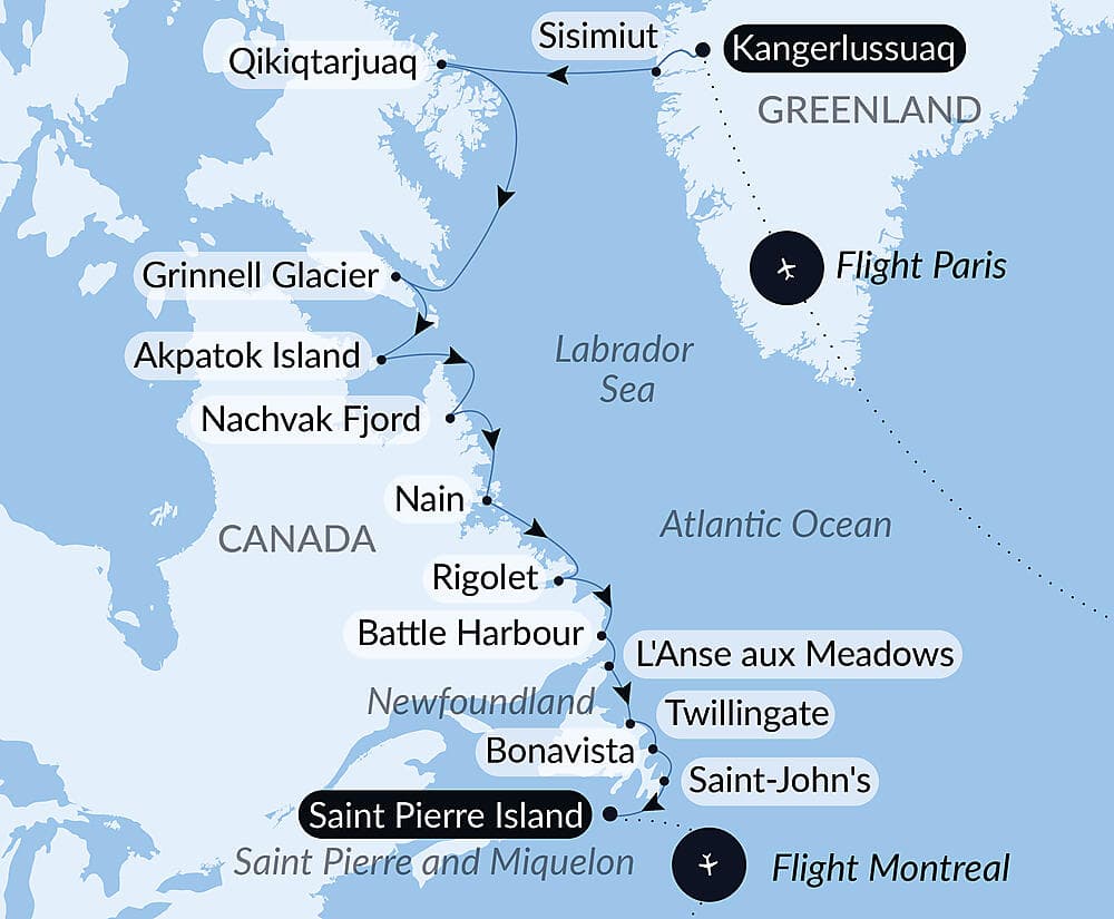 Wilderness from Greenland to the East Coast of Canada null
