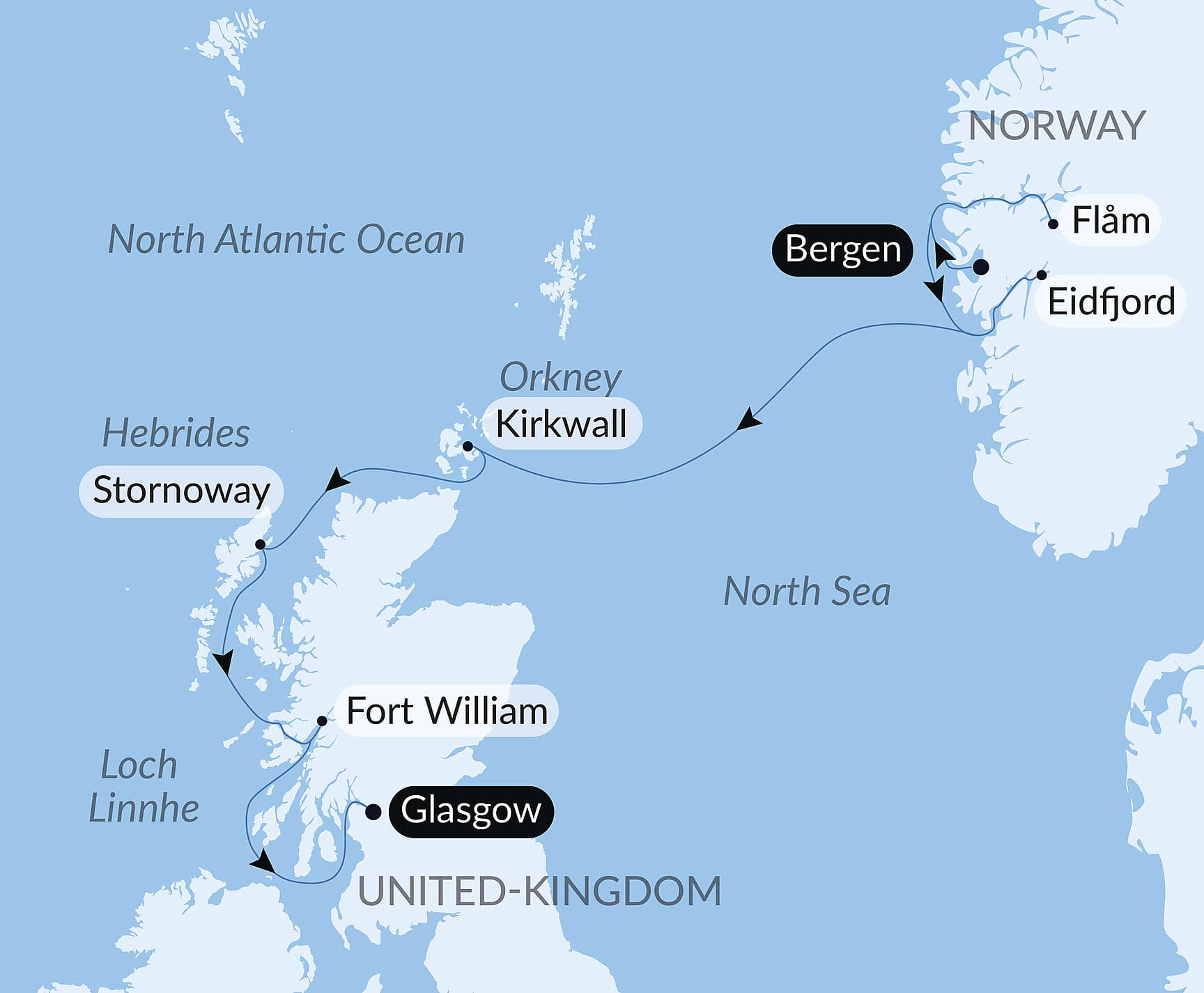 Scottish Isles & Norwegian Fjords