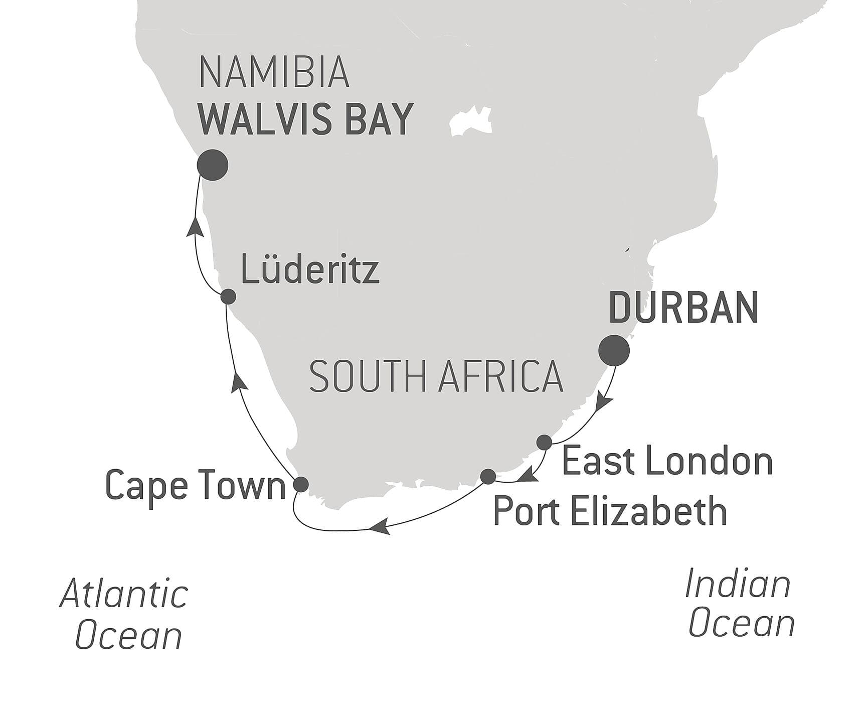 South Africa and Namibia by Sea: Around the Cape of Good Hope - with Smithsonian Journeys